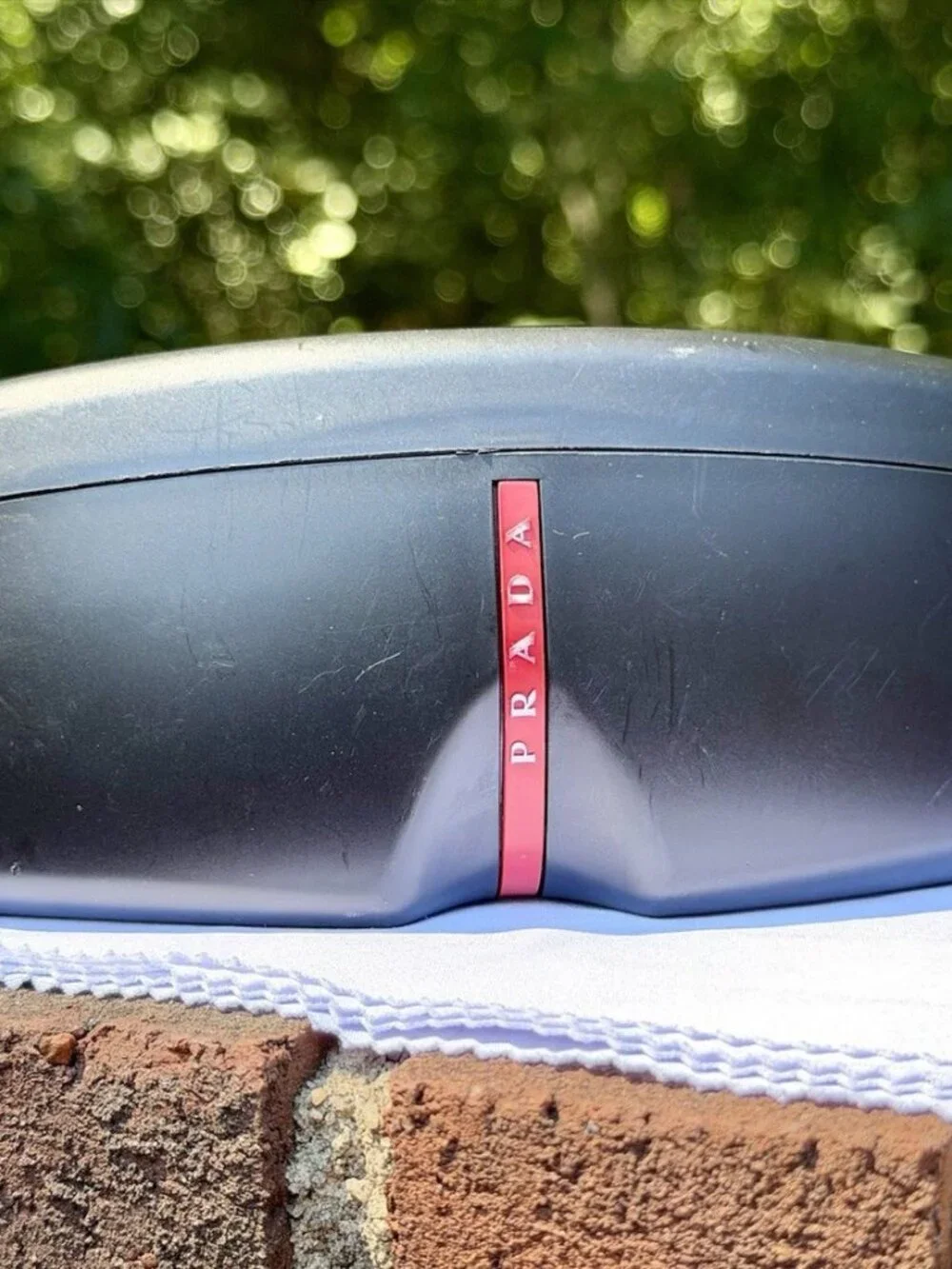 Prada Linea Rossa PS 50YS Sunglasses Matte Black Neon Yellow Aviator 62mm W/ COA